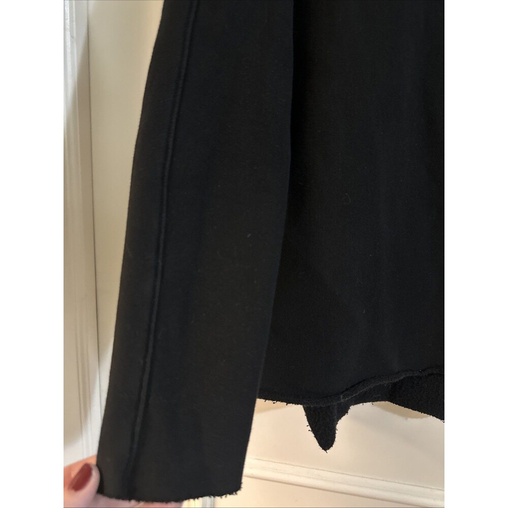 Frank & Eileen Women’s S Black Anna Long Sleeve Capelet Sweater Oversized - Picture 3 of 12